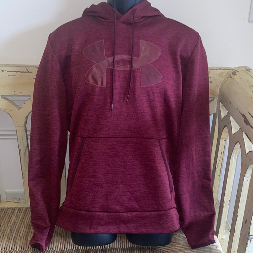 Under Armour Burgundy “Loose” fit Hoodie, size M